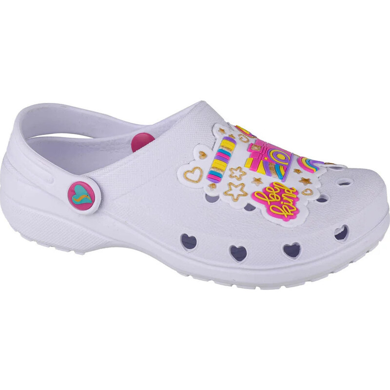 Biele dievčenské nazuváky Skechers Heart Charmer Photobomb 308003L 24384529