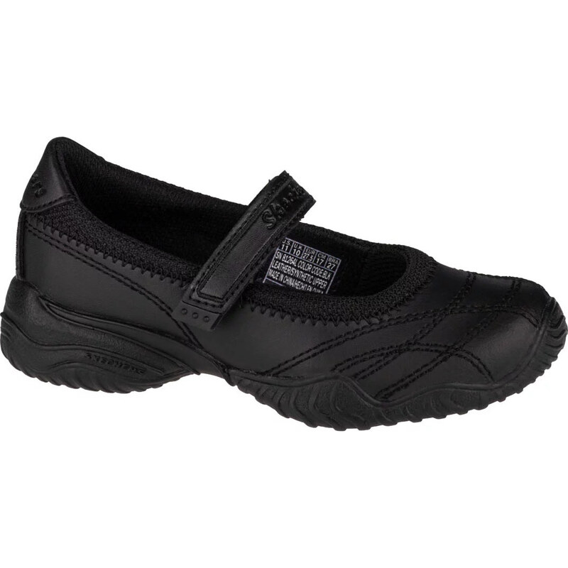 Čierne dievčenské baleríny Skechers Velocity-Púty 81264L-BLK 21061222