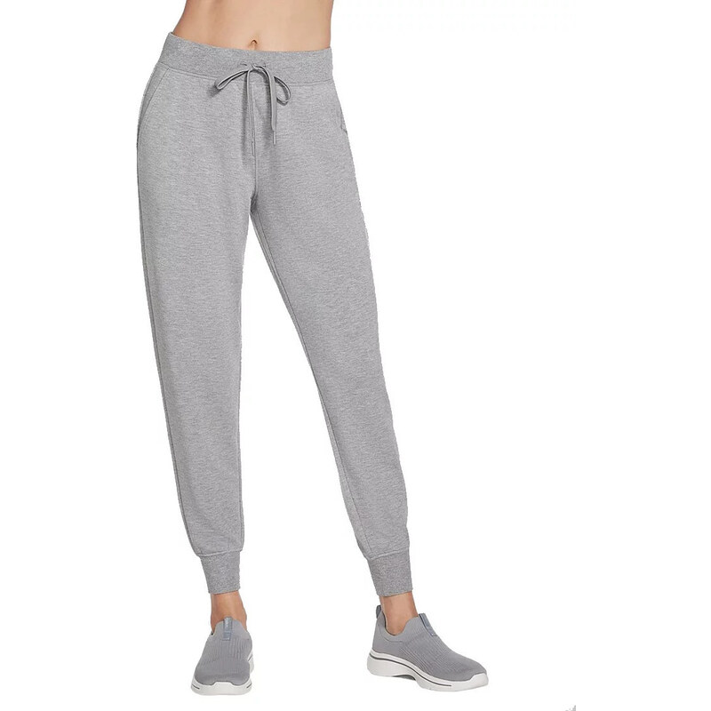 Sivé dámske tepláky Skechers Restful Jogger Pánt W03PT49-LTGY 35584452