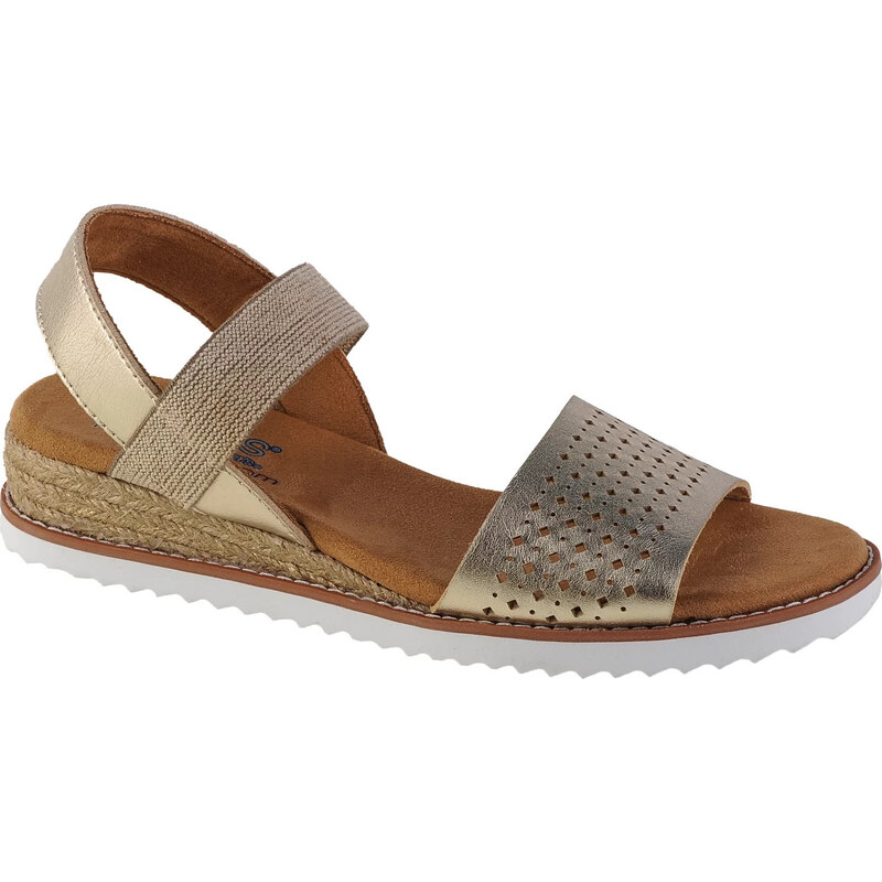 Zlaté dámske sandále Skechers Desert Kiss 113557-CHMP 37575975