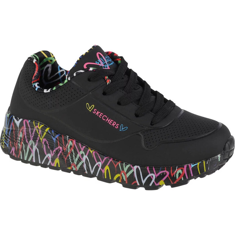 Čierne tenisky Skechers Uno Lite 314976L-BKMT 32087133
