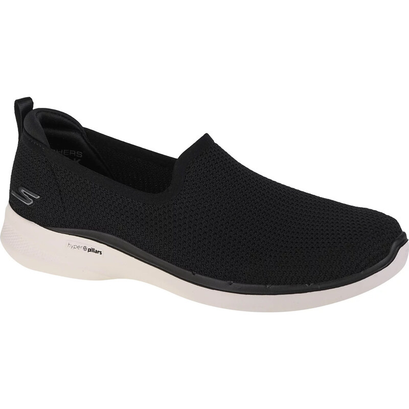 Čierne dámske slip ony Skechers Go Walk 6 - Clear Virtue 124505-BKW 41701619