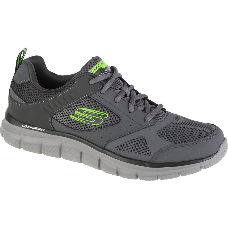 Sivé pánske tenisky Skechers Track-Syntac 232398-CHAR 34771065