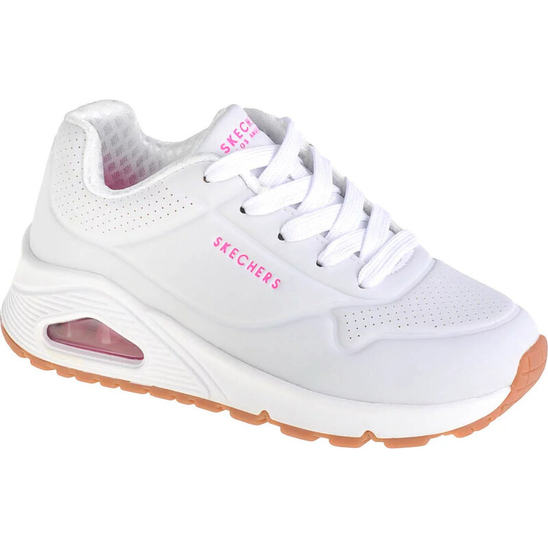 Biele dievčenské tenisky Skechers Uno Stand On Air 310024L-WHP 31345619
