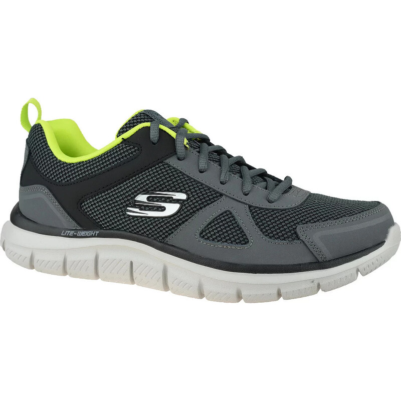 Sivé pánske tenisky Skechers Track-Bucolo 52630-CCLM 16491996