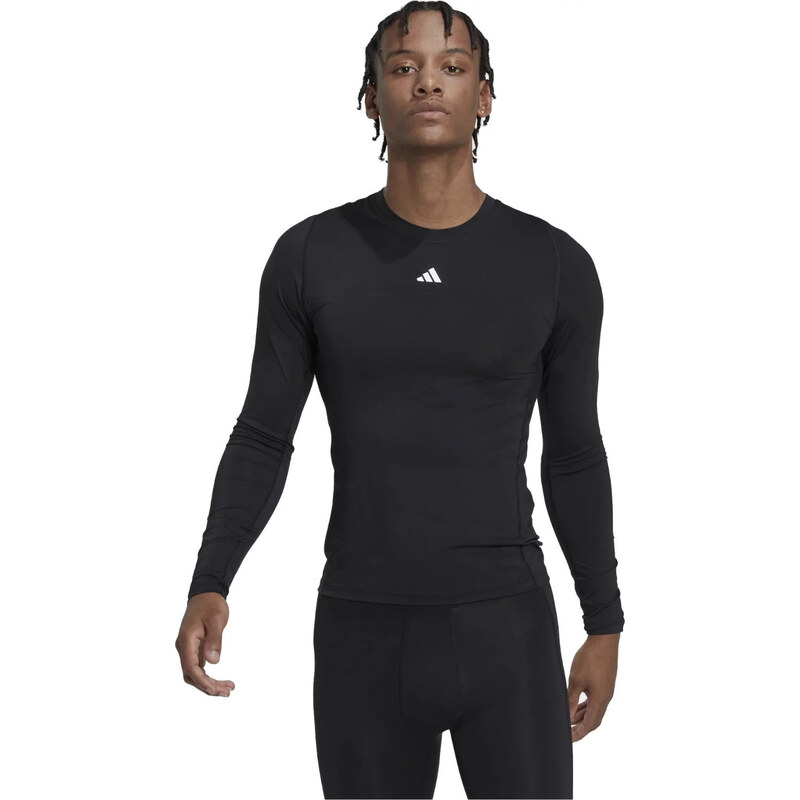 Čierne pánske tričko adidas Techfit Training Long Sleeve HK2336 35429271