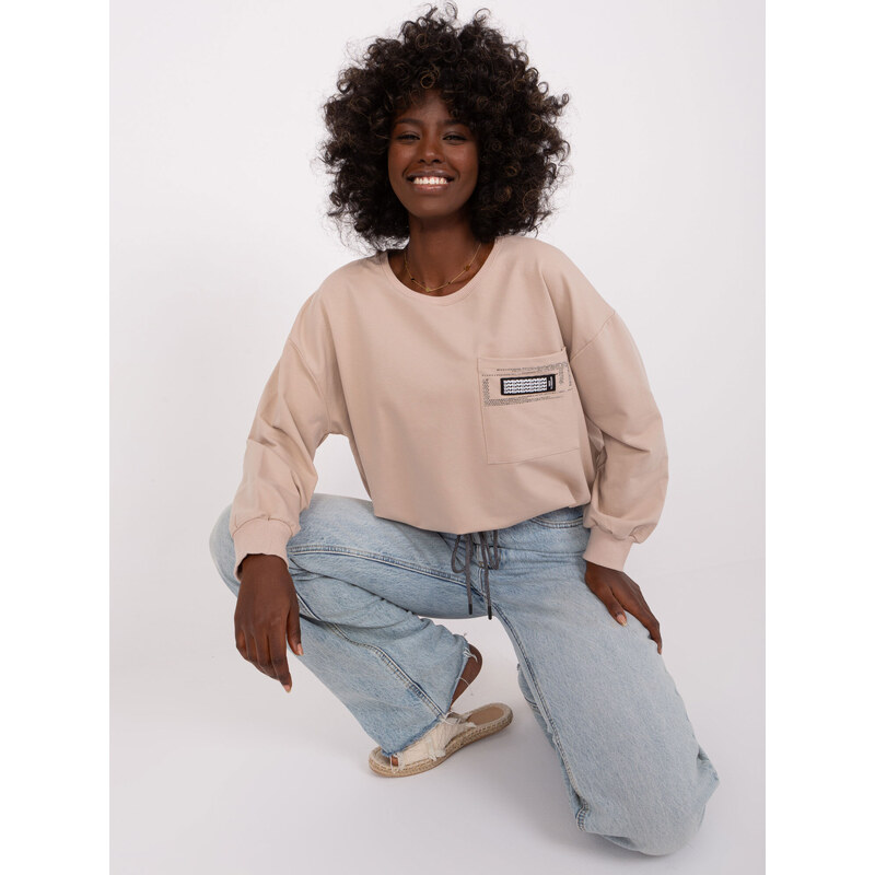 RELEVANCE Blouse-RV-BZ-8156.85-beige 64787252