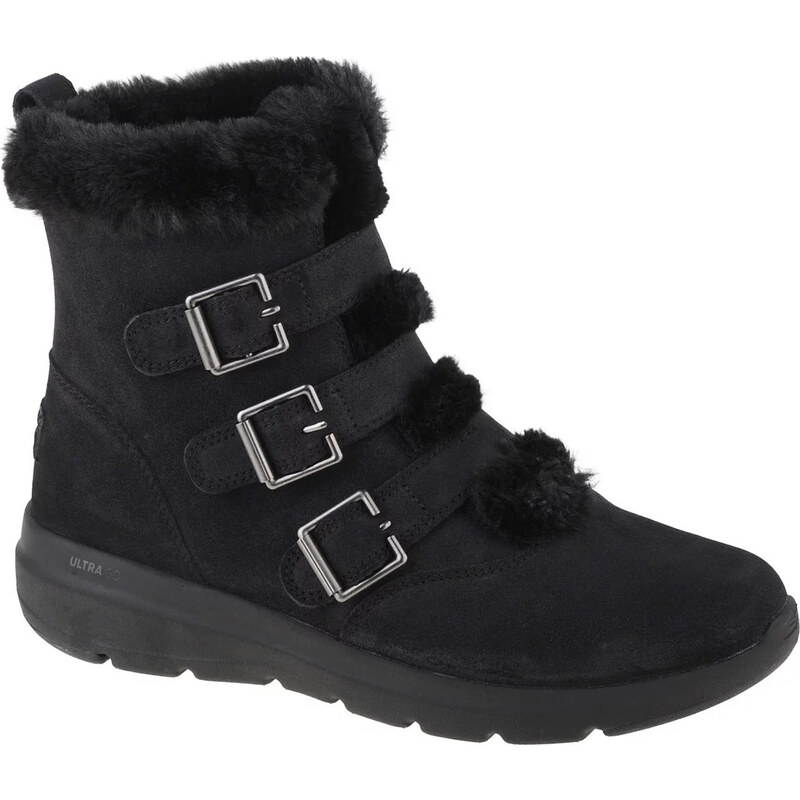 Čierne topánky Skechers Glacial Ultra - Buckle Up 144154-BBK 36963019