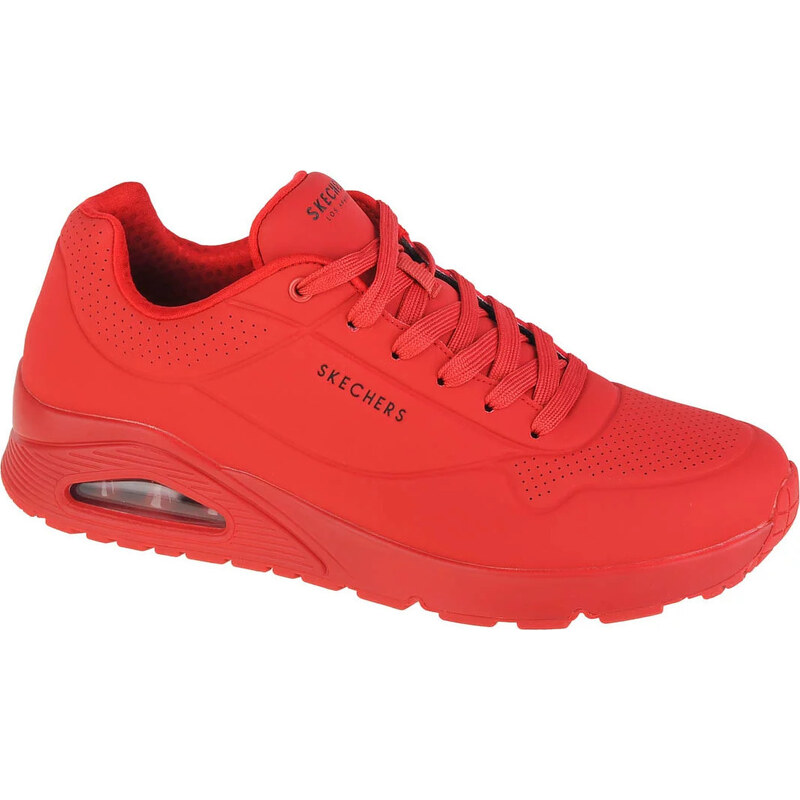 Čierne pánske tenisky Skechers Uno-Stand On Air 52458-RED 65558213