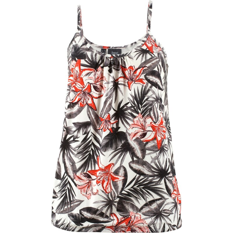 bonprix Top s tenkými ramienkami z mäkkého viskózového mixu, farba 61186420