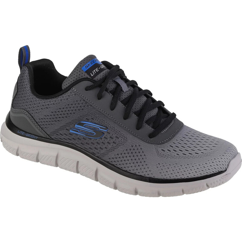 Sivé pánske tenisky Skechers Track - Ripkent 232399-CCGY 41616991