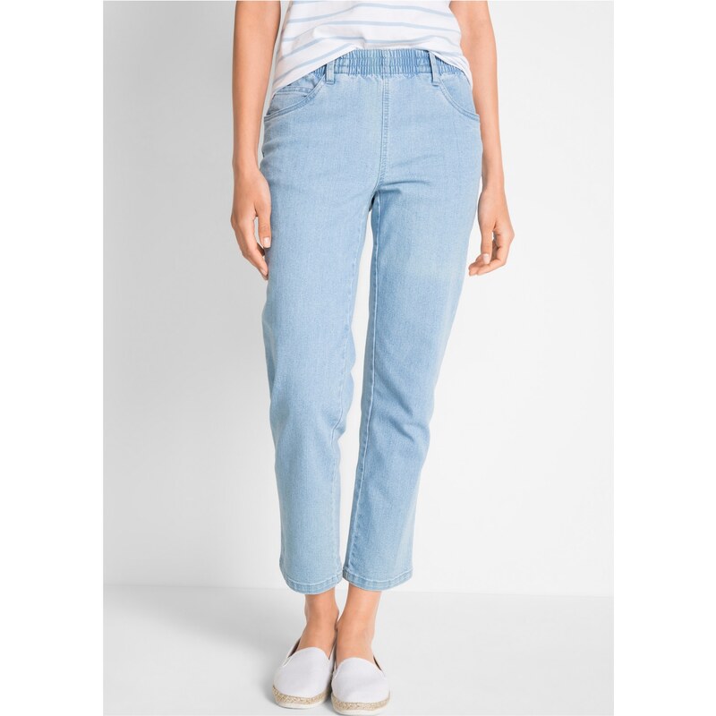 bonprix Rovné džínsy, stredná výška pásu, pohodlný pás (2 ks v balení) 44818060