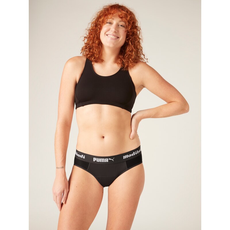 Menštruačné nohavičky PUMA & Modibodi Active Brief Moderate-Heavy Dark 51038710
