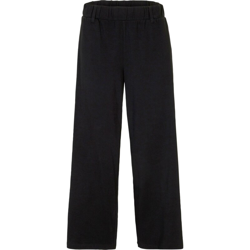 bonprix Culotte nohavice s vreckami a pohodlným pásom, farba čierna 44827963