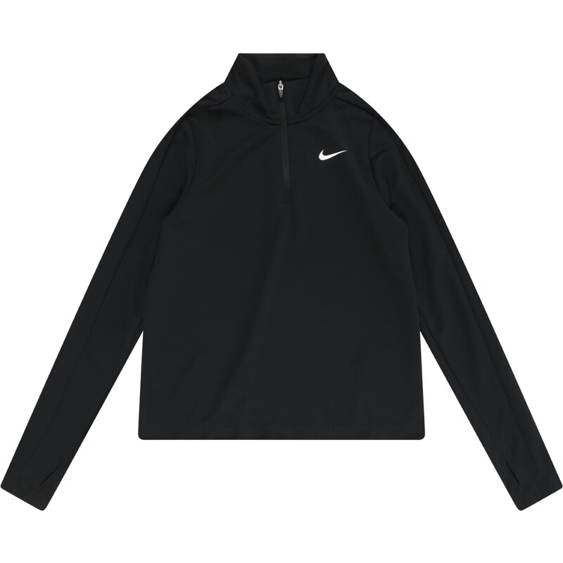 NIKE Funkčné tričko čierna / strieborná 54256062