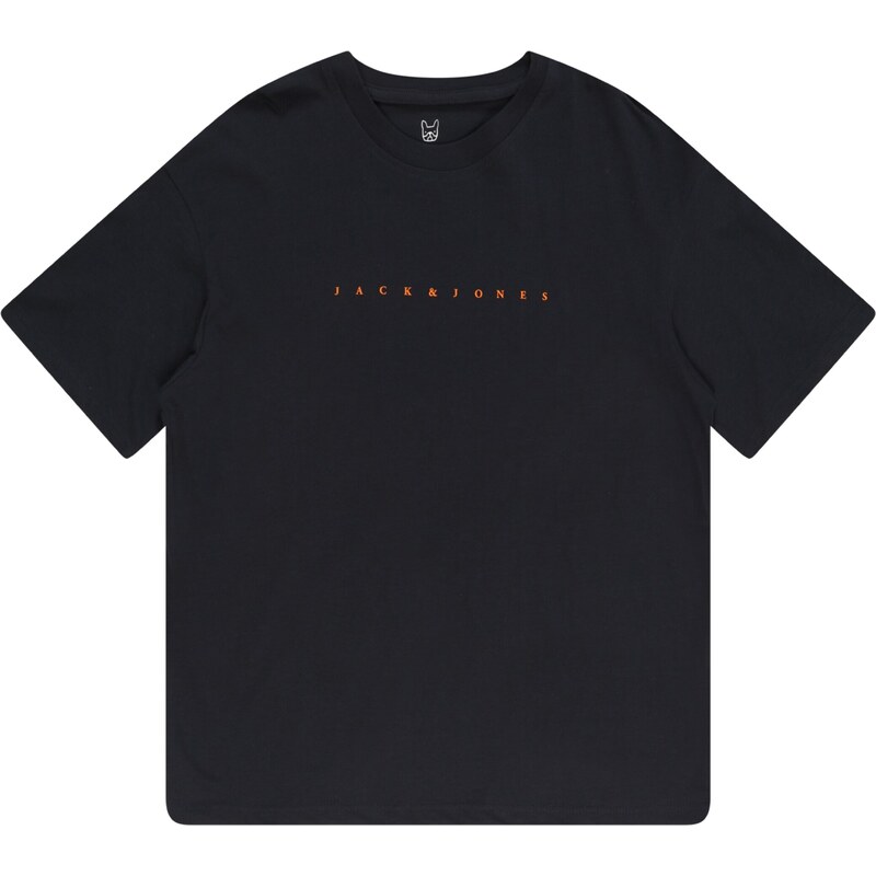 Jack & Jones Junior Tričko Star námornícka modrá / oranžová 51036064