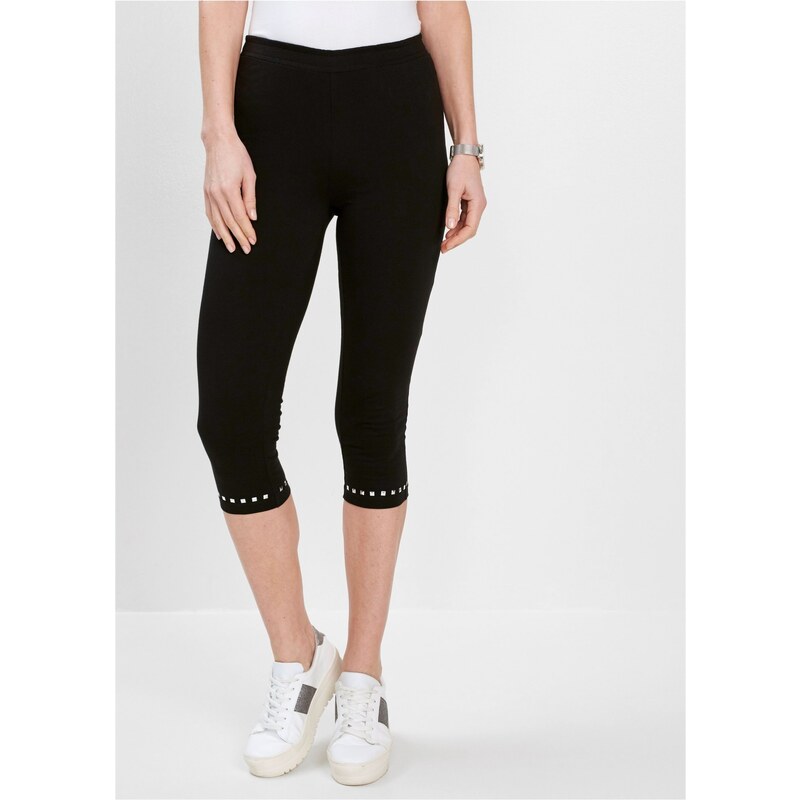 bonprix Capri legíny, farba čierna 44733510