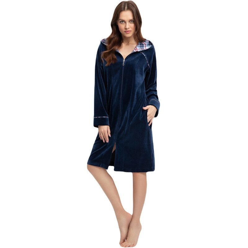 Dámsky župan s kapucňou Luna 389 3XL 66455056