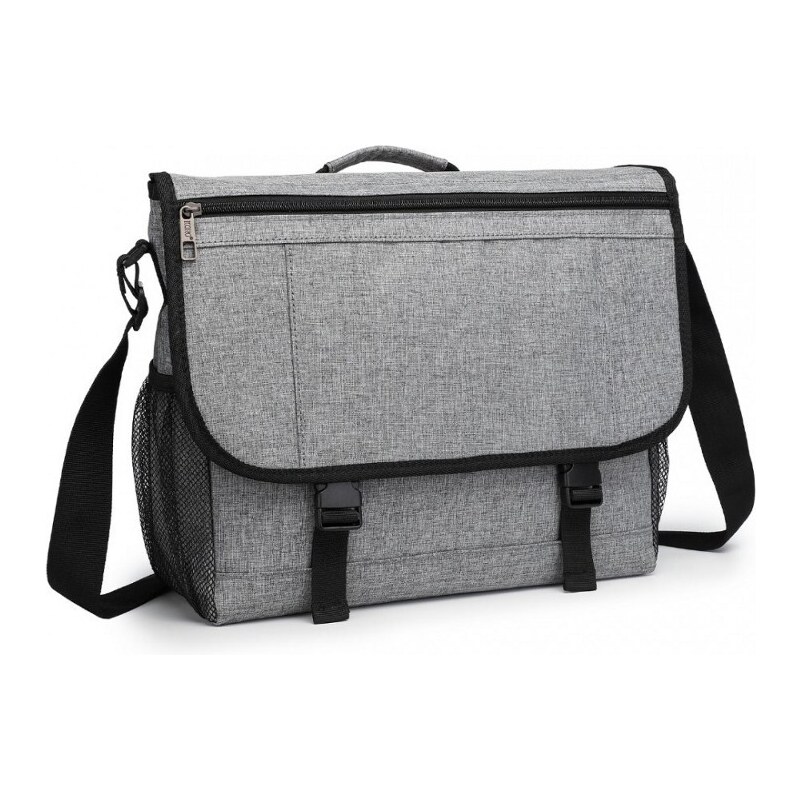 Konofactory Sivá ľahká príručná taška cez rameno Messenger - veľ. S 44848538