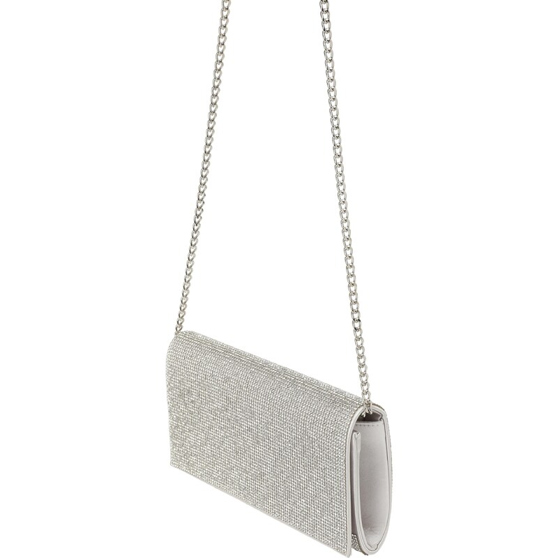 ALDO Listová kabelka FAHARI strieborná 67499025