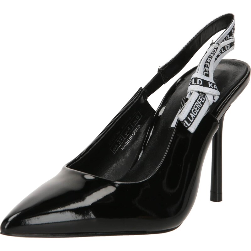 Karl Lagerfeld Lodičky SARABANDE čierna / šedobiela 60879595