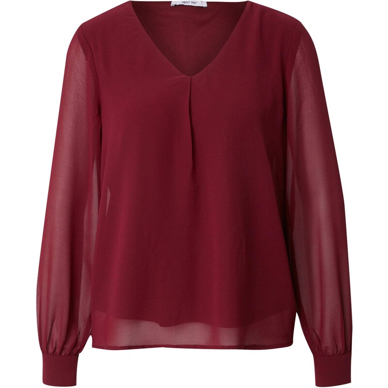 ABOUT YOU Blúzka Mira bordová 63144418