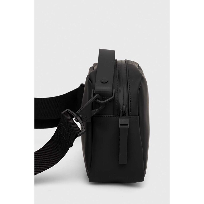 Malá taška Rains 14100 Crossbody Bags čierna farba