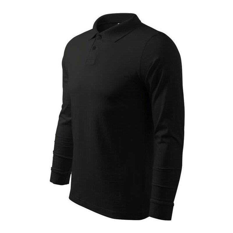 Malfini Single J. LS M MLI-21101 polokošeľa čierna 49763134