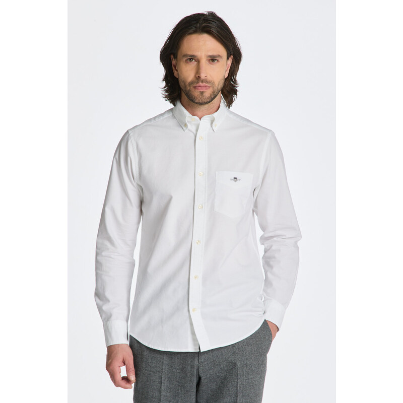 KOŠEĽA GANT REG OXFORD SHIRT WHITE 47444964