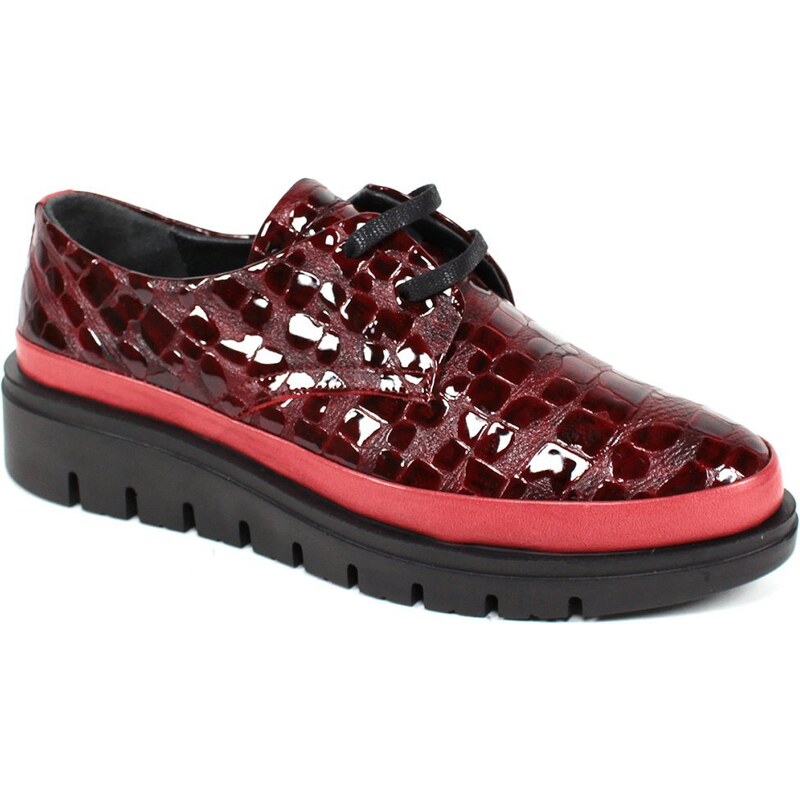 Secretshoes Poltopánky MA034.3000 B2.40 BORDO KROKO 44934295