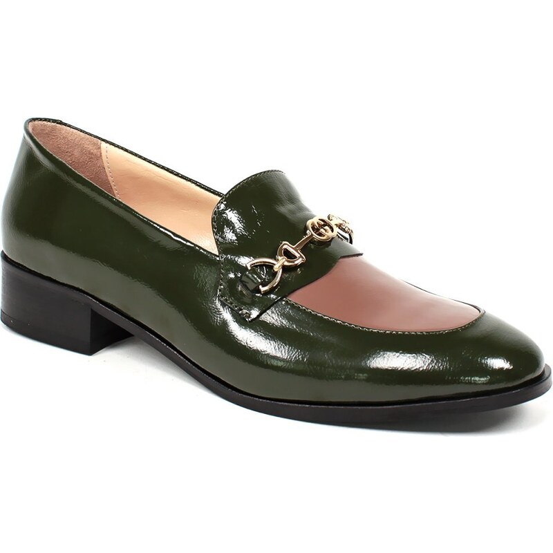 Secretshoes Elegantné poltopánky z lakovanej kože 44934330