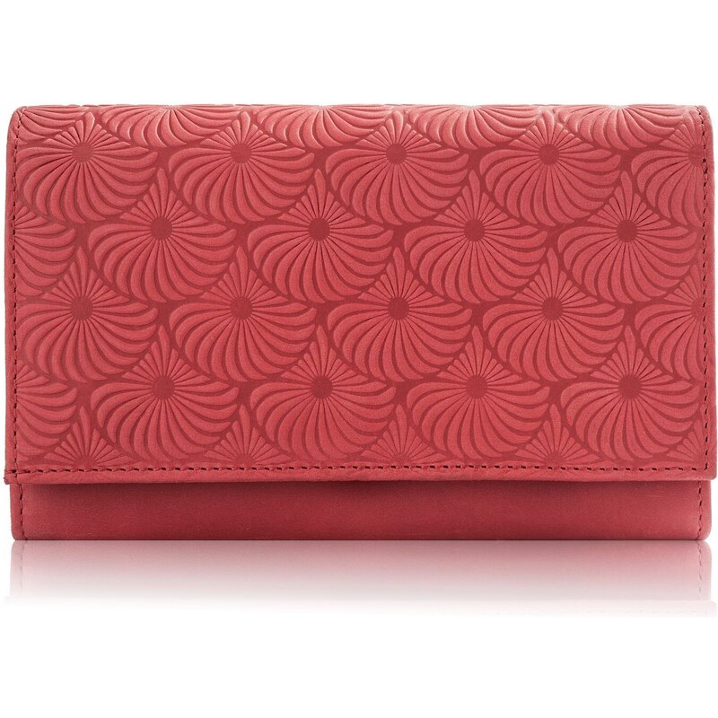 PAOLO PERUZZI Kožená dámska peňaženka IN-57-RD | červená IN-57-RD 44961640