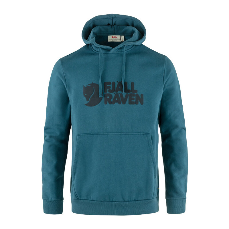 Fjällräven Logo Hoodie M Deep Sea 65398321