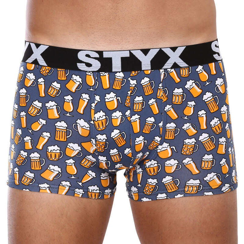 Pánske boxerky Styx art športová guma nadrozmer pivo (R1357) 4 44982384