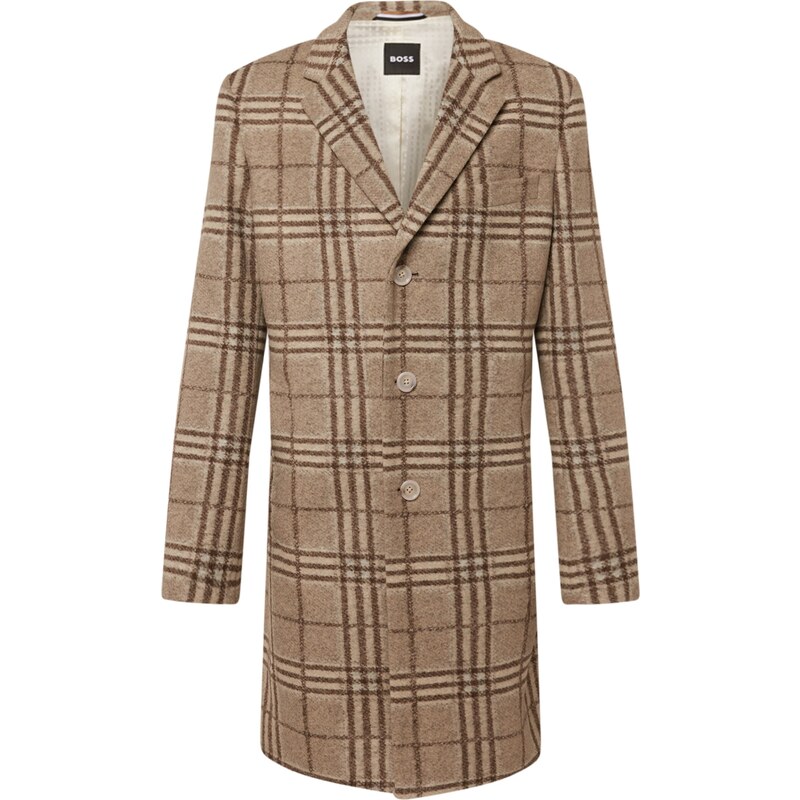 BOSS Prechodný kabát Hyde piesková / hnedá 67334765