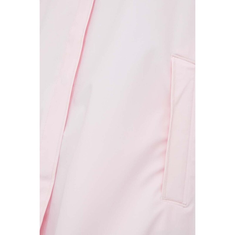 Nepremokavá bunda Rains 18050 Jackets dámska, ružová farba, prechodná