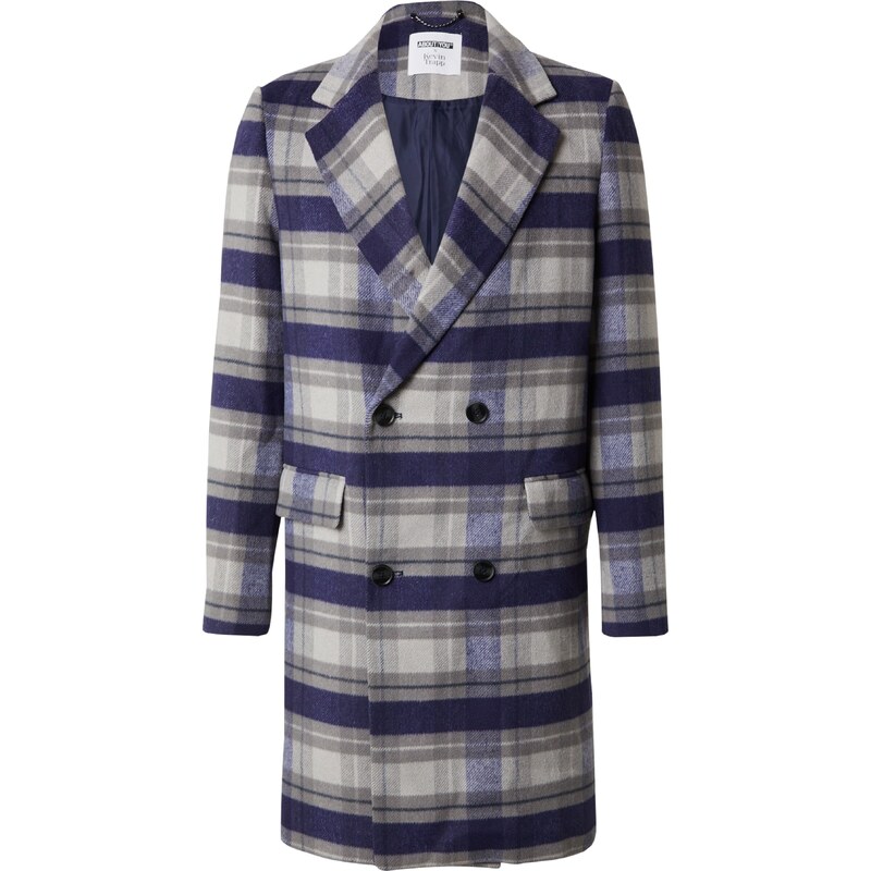 TRAPP Prechodný kabát Gino námornícka modrá / sivá / svetlosivá 49675821