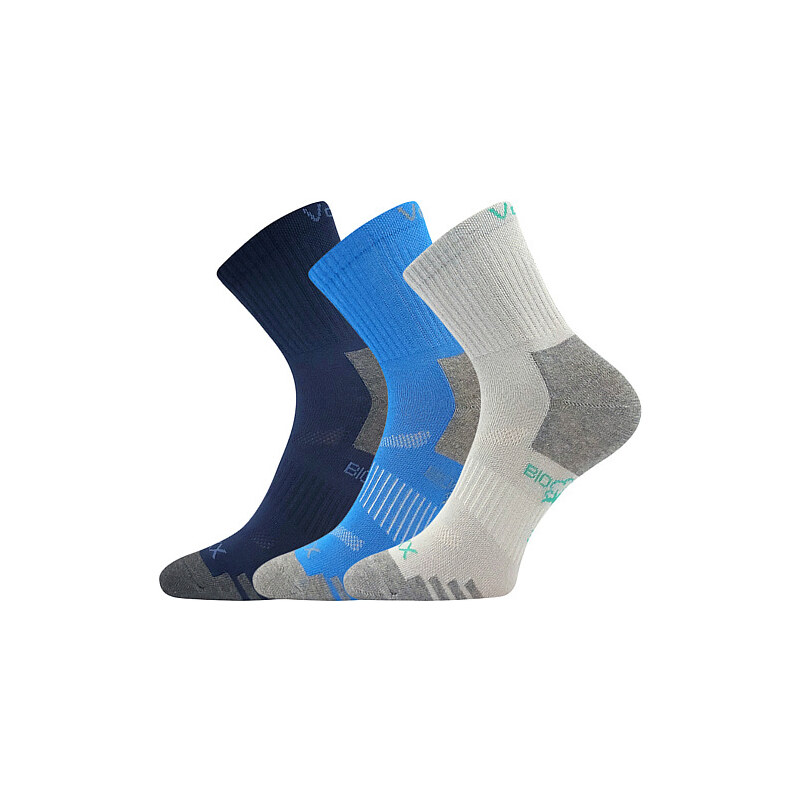 BOAZIK detské kratšie športové ponožky z biobavlny VoXX