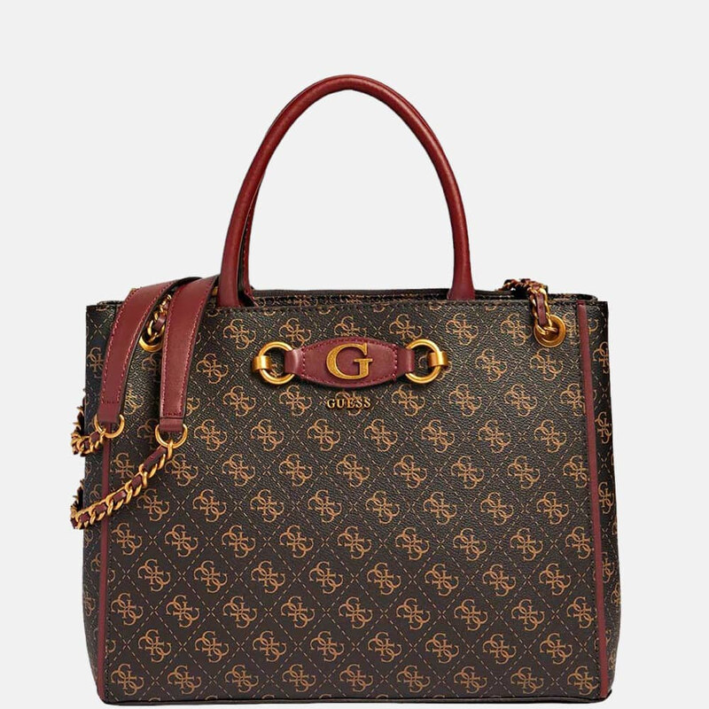 Tmavě hnědá kabelka Guess Izzy 55495 45051986