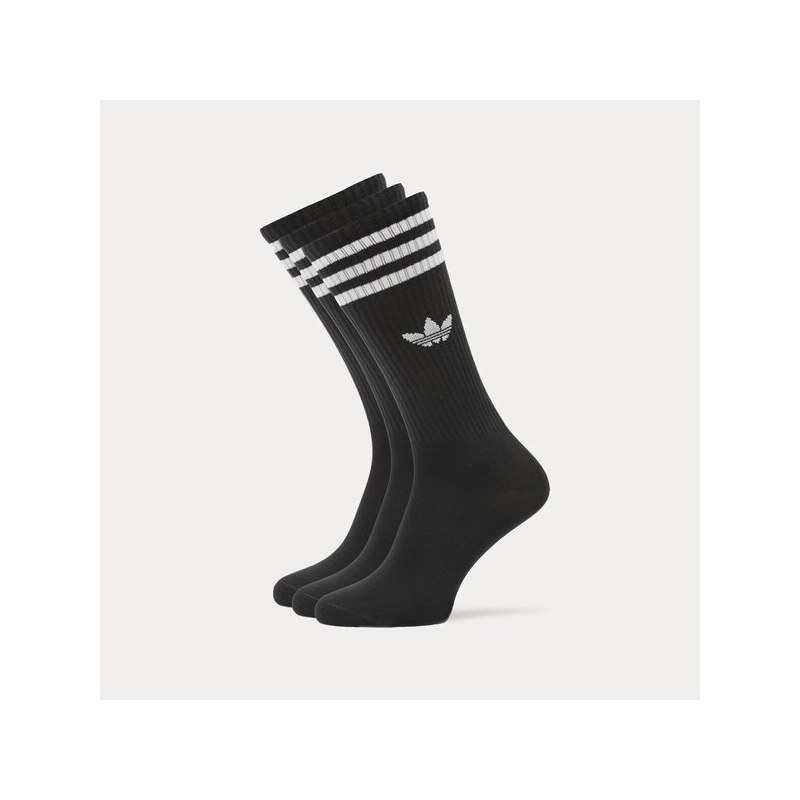 Adidas Ponožky 3-Pack Solid Socks High Crew ženy Doplnky Ponožky IL5015