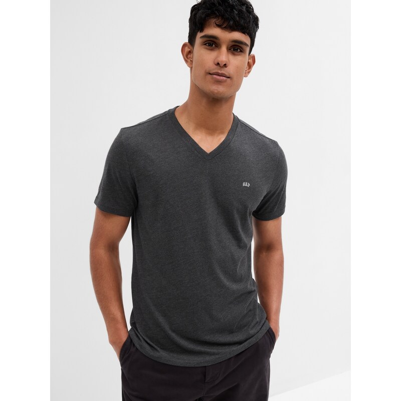GAP Pánske Tričko s výstrihom do V 753771-01 66454331