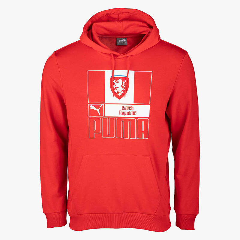 Puma FACR FTBLCORE HOODY RED XL 66693679