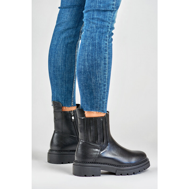 primohurt Dámské černé sáčky Dany z ekokůže 58356475