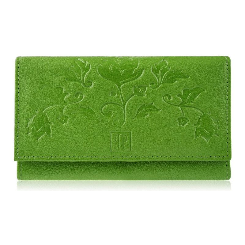 Paolo Peruzzi Kožená dámska zelená peňaženka RORY 66572301