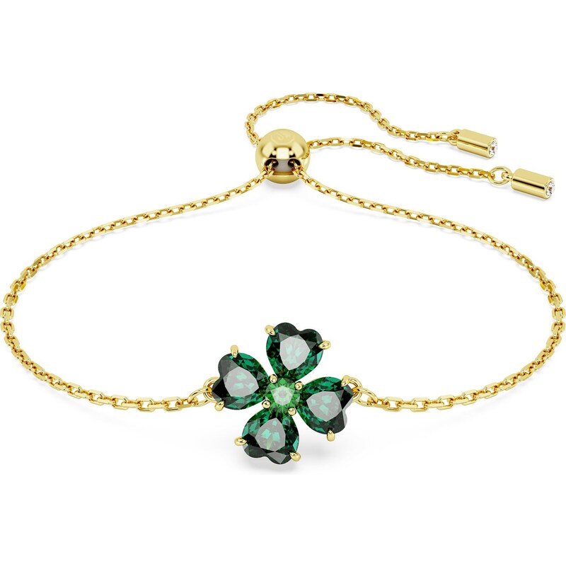 Swarovski Náramok Idyllia zlatá / zelená 45133056
