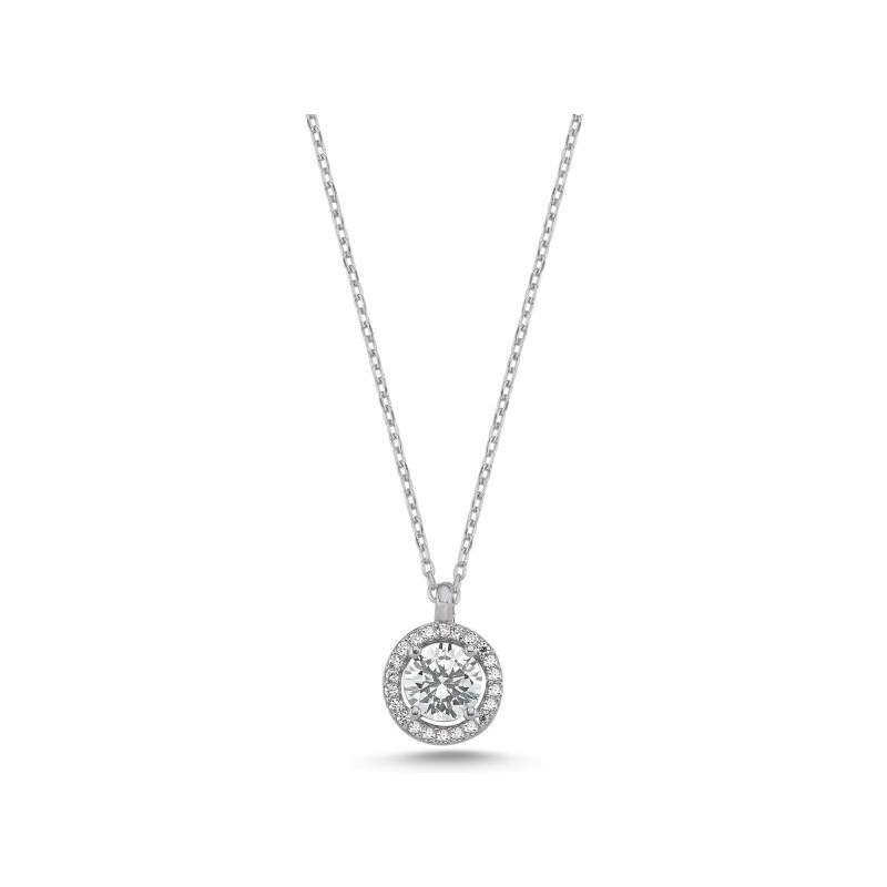 Olivie Strieborný náhrdelník ZIRKON 7690 45161331