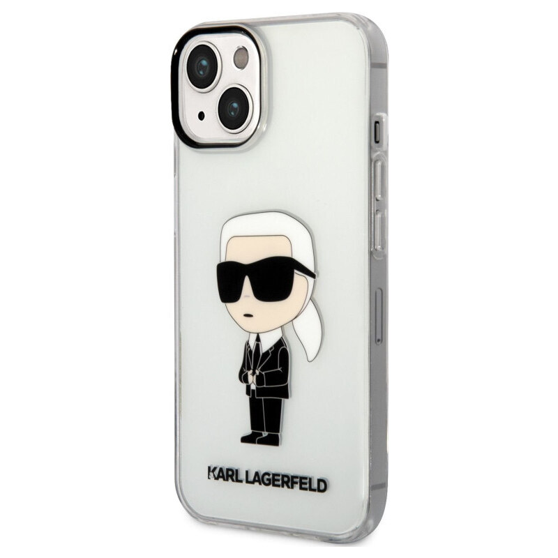 Apple iPhone 14 Pro Max Karl Lagerfeld IML Ikonik NFT-Gehäuse transparent KLHCP14XHNIKTCT