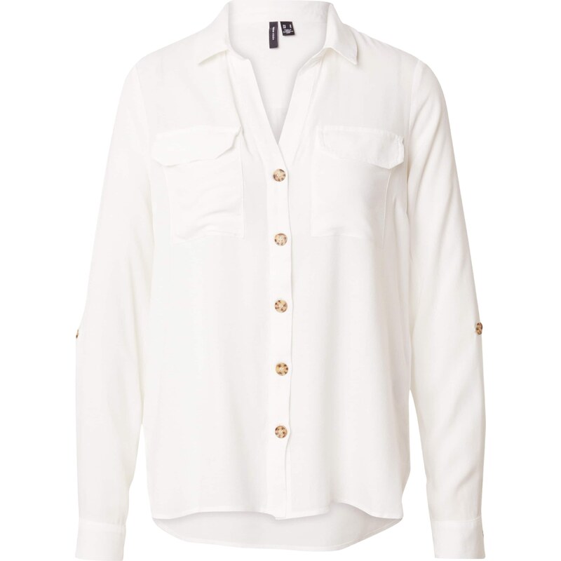 VERO MODA Blúzka Bumpy biela 54215146