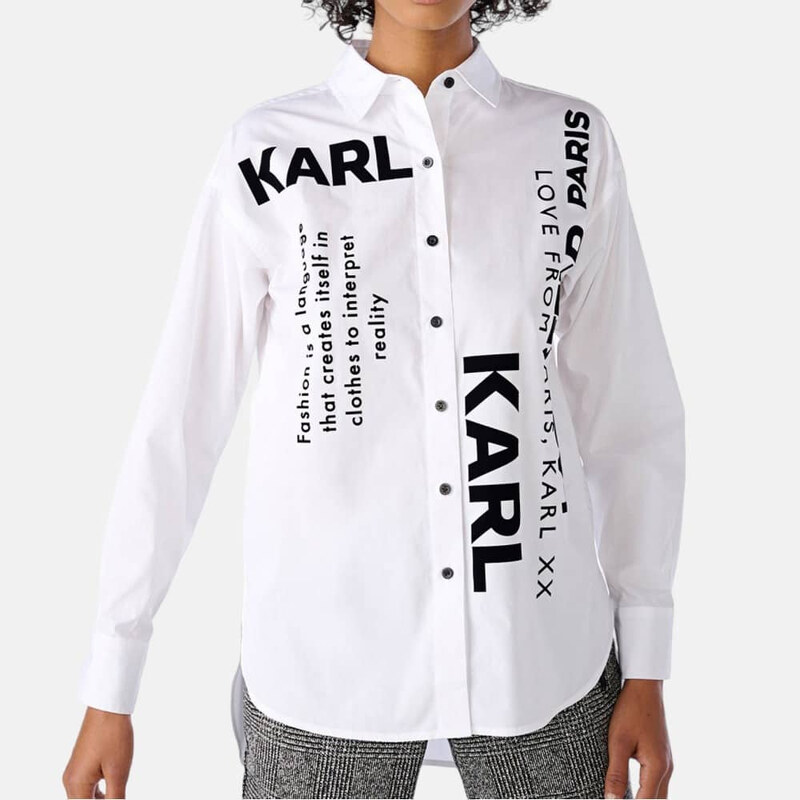 Dámská oversize košile Karl Lagerfeld 55501
