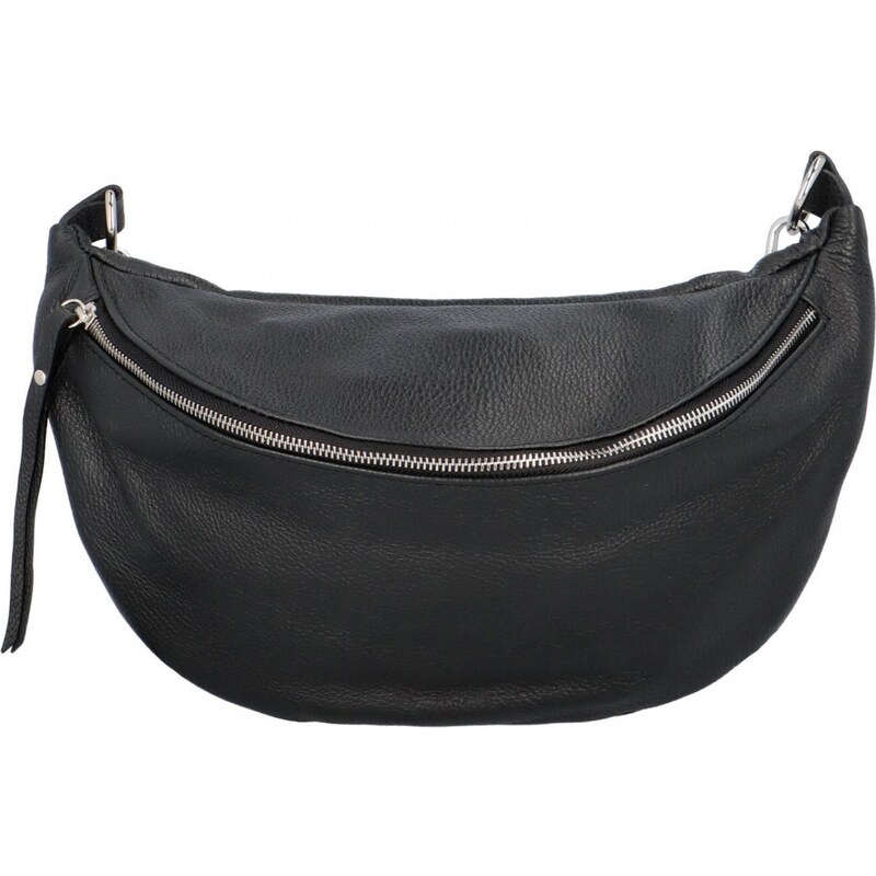 Dámska kožená ľadvinka čierna - Delami Vera Pelle Vanito čierna 45656778